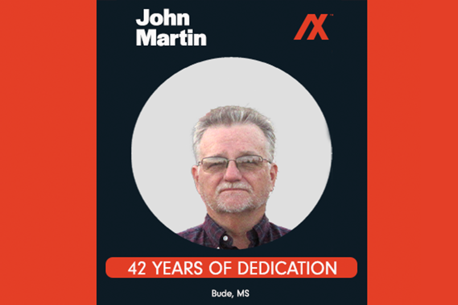 congratulations to John Martin.