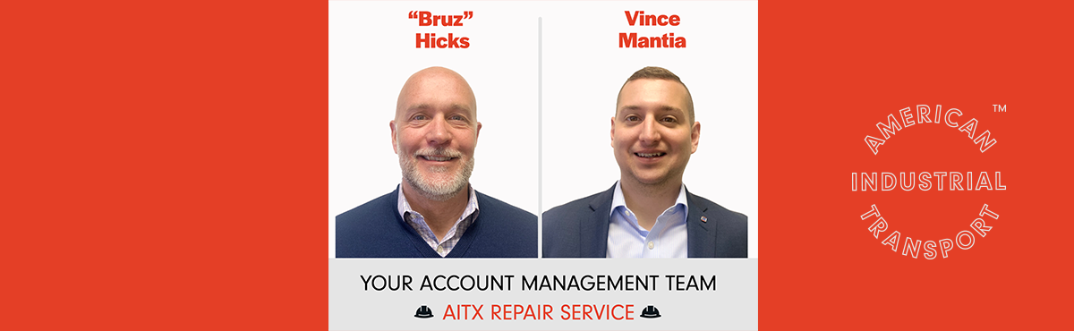 Welcome Bruz Hicks and Vince Mantia as our new Account Managers for AITX Repair Services.