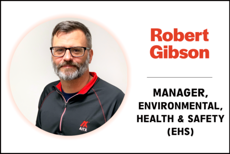 Robert Gibson, new EHS (Environmental, Health & Safety) Manager