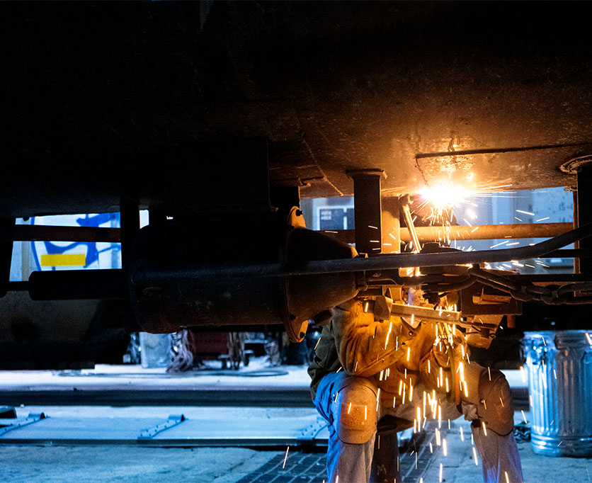AITX Welder Railcar Repair